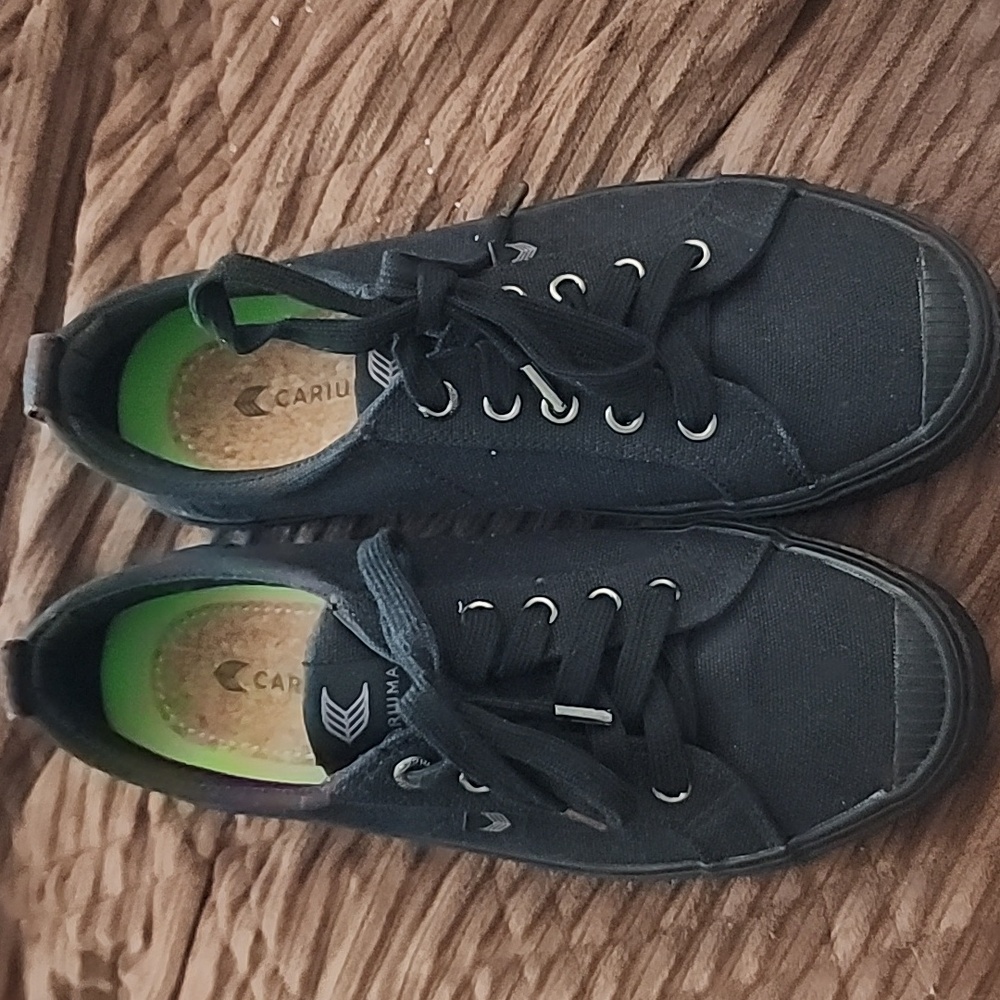 OCA Low All Black Canvas Sneaker *NEW